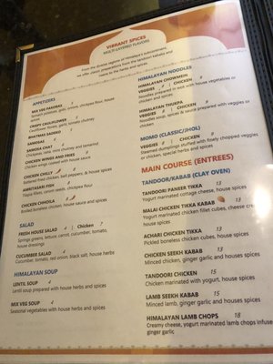 Menu photo 2 Kathmandu Kitchen Cary, NC