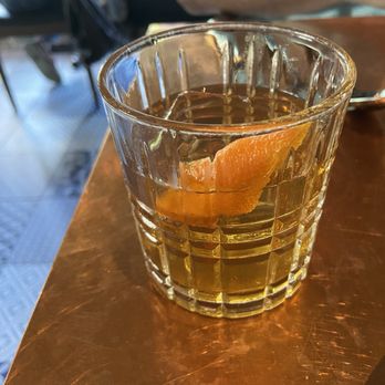 Dolly Olive - Old fashion with ridiculously impressive clear ice cube - Italian Near Me - Portland, Oregon Dolly Olive - Old fashion with ridiculously impressive clear ice cube - Italian Near Me - Portland, Oregon