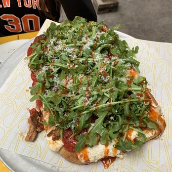 Parla - Spicy Eggplant Parm - Pizza Near Me - New York, New York Parla - Spicy Eggplant Parm - Pizza Near Me - New York, New York