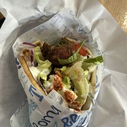 Falafel pita Falafel pita