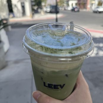 Leev Matcha Atelier - Banana Foster Matcha - Desserts Near Me - Las Vegas, Nevada Leev Matcha Atelier - Banana Foster Matcha - Desserts Near Me - Las Vegas, Nevada