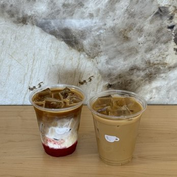 Yutori Coffee - strawberry latte & vanilla latte - Coffee & Tea Near Me - Temple City, California Yutori Coffee - strawberry latte & vanilla latte - Coffee & Tea Near Me - Temple City, California
