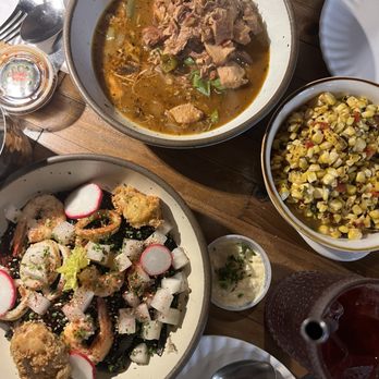 Kjun - Seafood Jjajangmyun KJUN Chicken & Andouille Gumbo Corn Maque Choux Salad - Korean Near Me - New York, New York Kjun - Seafood Jjajangmyun KJUN Chicken & Andouille Gumbo Corn Maque Choux Salad - Korean Near Me - New York, New York