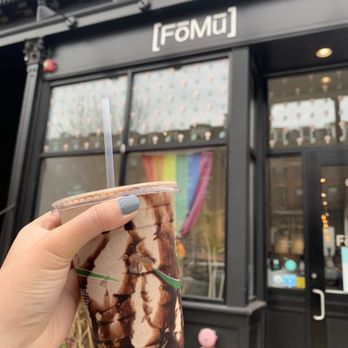 FoMu - Peanut Butter Chocolate Cookie frappe - Ice Cream & Frozen Yogurt Near Me - Boston, Massachusetts