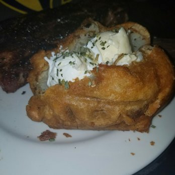 Ruby River Steakhouse - Deep friend baked potatoes? What a brilliant and delicious idea! - Steakhouses Near Me - Reno, Nevada