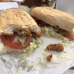 Oyster po-boy Oyster po-boy