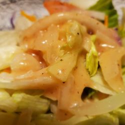 Oma's Pizza and Italian Restaurant - Salad...good but a bit small portion.