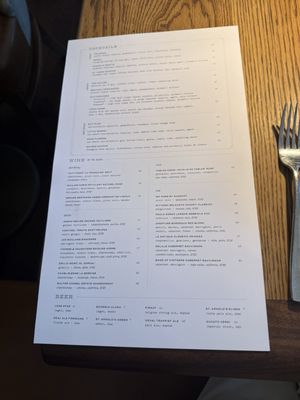 Menu photo 5 Credence Houston, TX