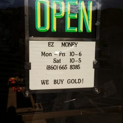 Ez Money Pawn And Jewelry - Door sign