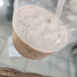 Java Hut - Hair on the otherside of one of our drinks