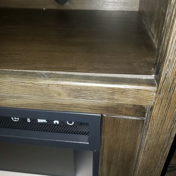 Ashley Store - The wood is flexed/warped. The quality is so poor - Furniture Stores Near Me - Victorville, California Ashley Store - The wood is flexed/warped. The quality is so poor - Furniture Stores Near Me - Victorville, California