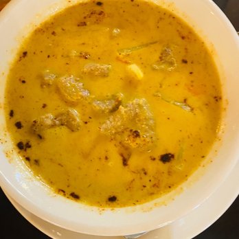 Ros Siam - a bowl of soup and a plate of rice - Thai Near Me - Denver, Colorado