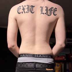 Von Striga Art Parlor - Back tattoo done by Tommy about a month ago
