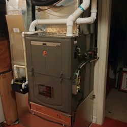 Precision Heating & Cooling - Rheem 96% High efficiency 2 stage gas furnace
