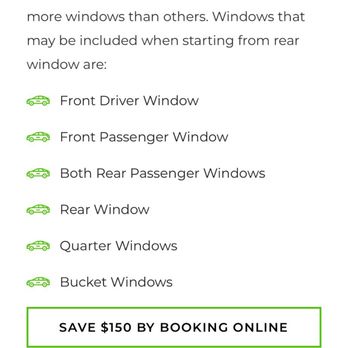 Jet Black Tint - They should mark those other "small windows as an extra charge" - Windshield Installation & Repair Near Me - Sacramento, California Jet Black Tint - They should mark those other "small windows as an extra charge" - Windshield Installation & Repair Near Me - Sacramento, California