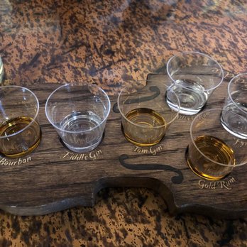 Copper Fiddle Distillery - Flight of liquor. - Distilleries Near Me - Lake Zurich, Illinois Copper Fiddle Distillery - Flight of liquor. - Distilleries Near Me - Lake Zurich, Illinois