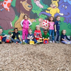 Children's Happy Day School - The Preschoolers in the Playground