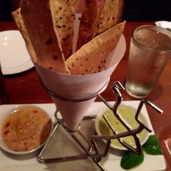 Seasons 52 - Lavosh with edamame and roasted red pepper hummus - New American Near Me - Cincinnati, Ohio Seasons 52 - Lavosh with edamame and roasted red pepper hummus - New American Near Me - Cincinnati, Ohio