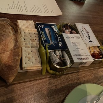 Kippered - Sardine, octopus, spicy mackerel in olive oil. - Wine Bars Near Me - Los Angeles, California