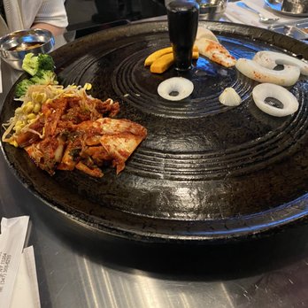 The Cast Iron Pot 3 - Cast iron with side dish - Korean Near Me - Flushing, New York The Cast Iron Pot 3 - Cast iron with side dish - Korean Near Me - Flushing, New York