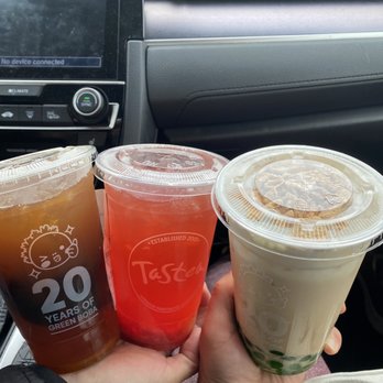 Tastea - Bootea Shaker Tea, Peach Me Sweetea,Horchata Crunch Smoothie - Coffee & Tea Near Me - Sunnyvale, California
