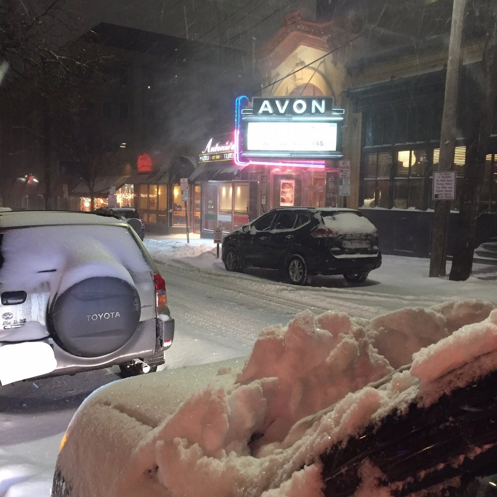 Avon Cinema - Snow storm 1/2017 - Cinema Near Me - Providence, Rhode Island