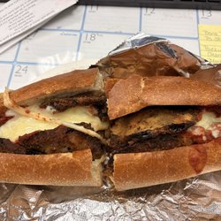 Pizza Town - Eggplant Parm sub!!