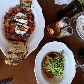Osteria Amici - Caprese salad and Aranchini - Wine Bars Near Me - Elkhart, Indiana