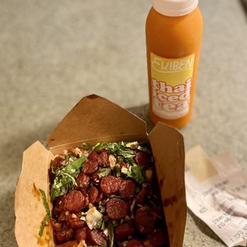 Ekiben - Tofu Brah Bites with Chinese Sausage - Asian Fusion Near Me - Baltimore, Maryland Ekiben - Tofu Brah Bites with Chinese Sausage - Asian Fusion Near Me - Baltimore, Maryland