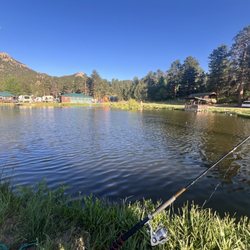 Spruce Lake RV Park - Trying to fish for stocked trout. Really crappy pond. Wasted $30.