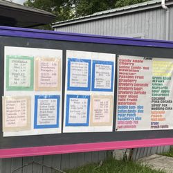 Snow Queen - Menu