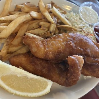 Brophy Bros - Ventura - Fish & Chips Beer Battered Plate - Seafood Near Me - Ventura, California