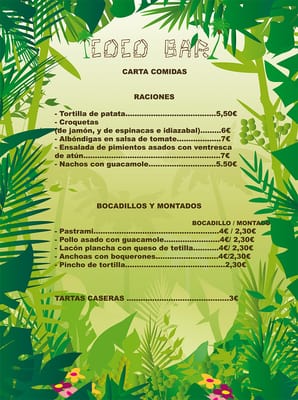Menu photo 2 Coco Bar Madrid, M