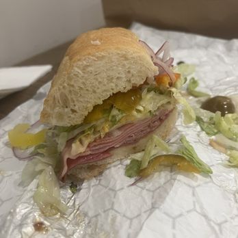 Crozeli Sandwich Shop - Half of my Italian sandwich- added hot peppers - Sandwiches Near Me - Crozet, Virginia Crozeli Sandwich Shop - Half of my Italian sandwich- added hot peppers - Sandwiches Near Me - Crozet, Virginia