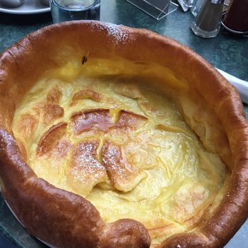 Plums Cafe - First time trying a Dutch baby pancake. Very good! - Breakfast & Brunch Near Me - Costa Mesa, California Plums Cafe - First time trying a Dutch baby pancake. Very good! - Breakfast & Brunch Near Me - Costa Mesa, California