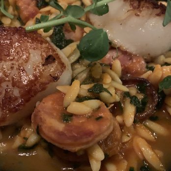 The Atlantic - Special of the day: Scallop with andouille sausage - Seafood Near Me - Virginia Beach, Virginia The Atlantic - Special of the day: Scallop with andouille sausage - Seafood Near Me - Virginia Beach, Virginia