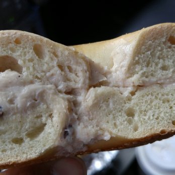 Bagel World - Very stiff bagel. Walnut raisin cream cheese is really good. - Bagels Near Me - Marlboro, New Jersey