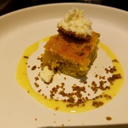 Manhattan Grill and Bar - Mango Cream Pistachio Cake