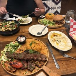 Mixed Grill Tabbouleh Salad Fresh Mint Lemonade Hummus Plate Kanoon Smoked Brisket Burger Mixed Grill Tabbouleh Salad Fresh Mint Lemonade Hummus Plate Kanoon Smoked Brisket Burger