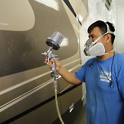 North Trail RV Collision Center - North Trail RV Collision Center RV Paint technician in Fort Myers, Florida.