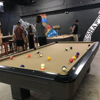 Axe Thro Co - One of several pool tables. - Axe Throwing Near Me - San Diego, California