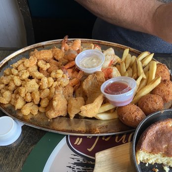 Top O the River - Large Seafood platter - Seafood Near Me - Anniston, Alabama Top O the River - Large Seafood platter - Seafood Near Me - Anniston, Alabama
