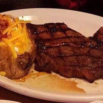 Texas Roadhouse - Ribeye with  Baked Potato - Steakhouses Near Me - Sandy, Utah