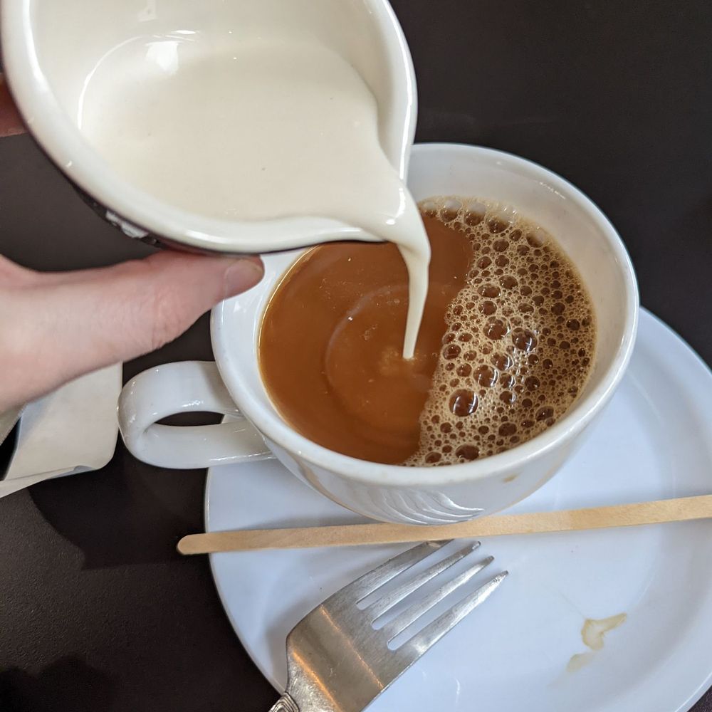4th & State - Drip w oatmeal cookie creamer. Had a few cups. Tasty - Vegan Near Me - Columbus, Ohio 4th & State - Drip w oatmeal cookie creamer. Had a few cups. Tasty - Vegan Near Me - Columbus, Ohio