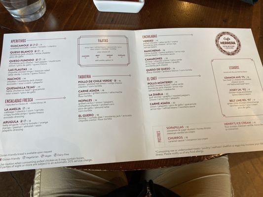 Menu photo 3 Cafe Herrera Dallas, TX