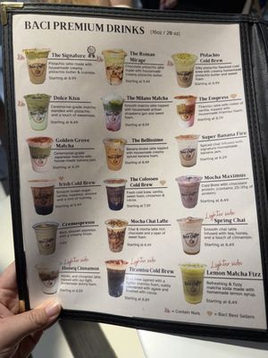 Menu photo 4 Baci Coffee San Diego, CA