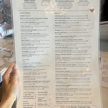 The Goldfinch - Menu as of September 2025 - New American Near Me - Irvine, California