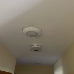 Bradley Electric - You can clearly see in the pic where he cut the ceiling. There's no denying that! Sloppy