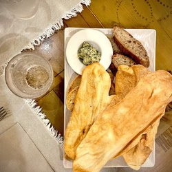 Marrini Osteria EnoGastronomica - Homemade bread and butter. Actually first place in Italy where serve butter with bread. SO TASTY!!