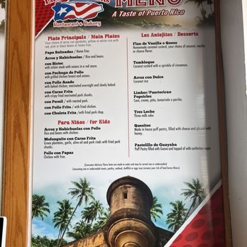 Latin Creations - Menu - Spanish Near Me - Jacksonville, Florida